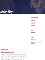 Adobe هم صاحب وبلاگ شد 